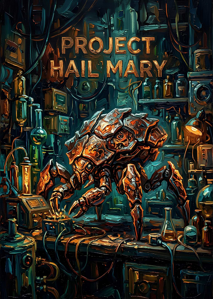 Project Hail Mary Rocky Lab Art