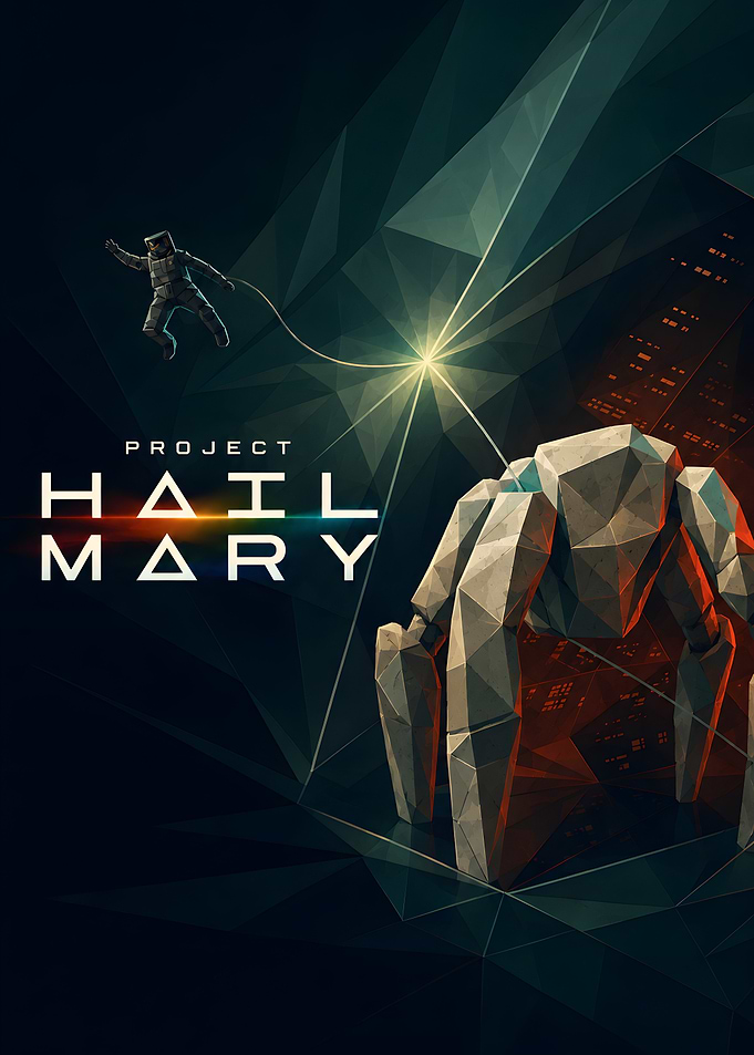 Project Hail Mary Sci-Fi Poster