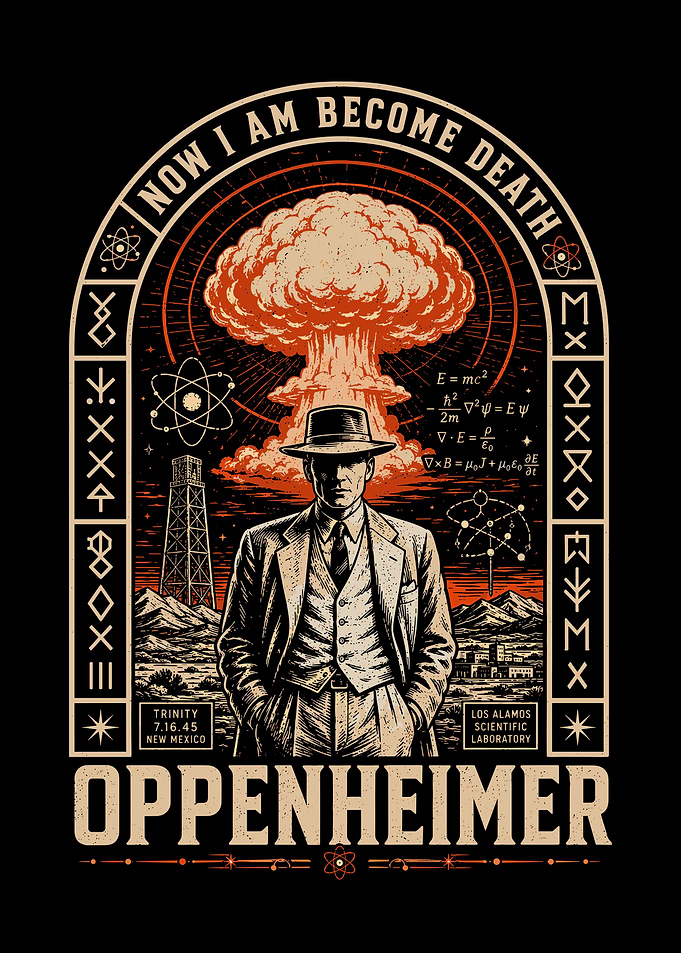 Oppenheimer Trinity Test Poster