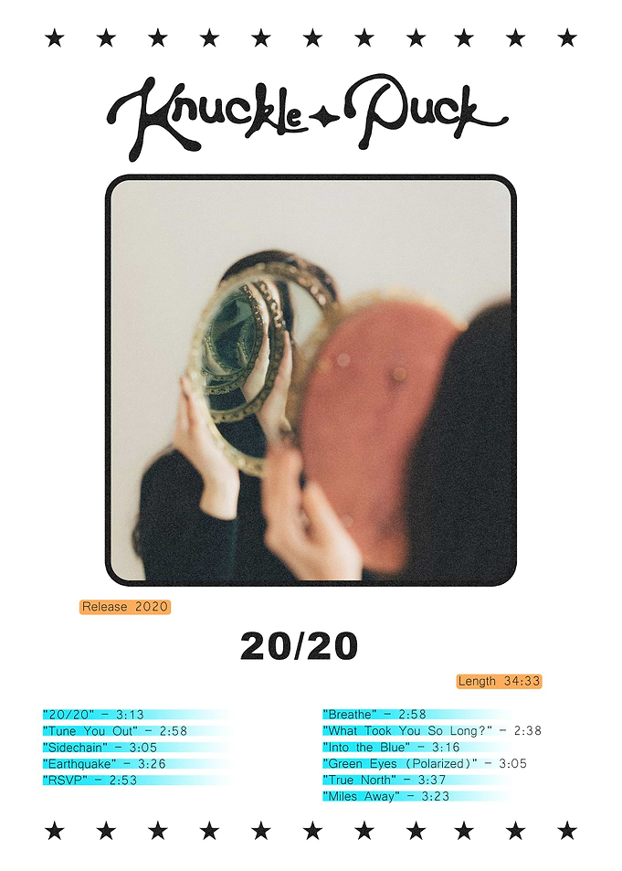 Knuckle Puck 20/20 Album Poster