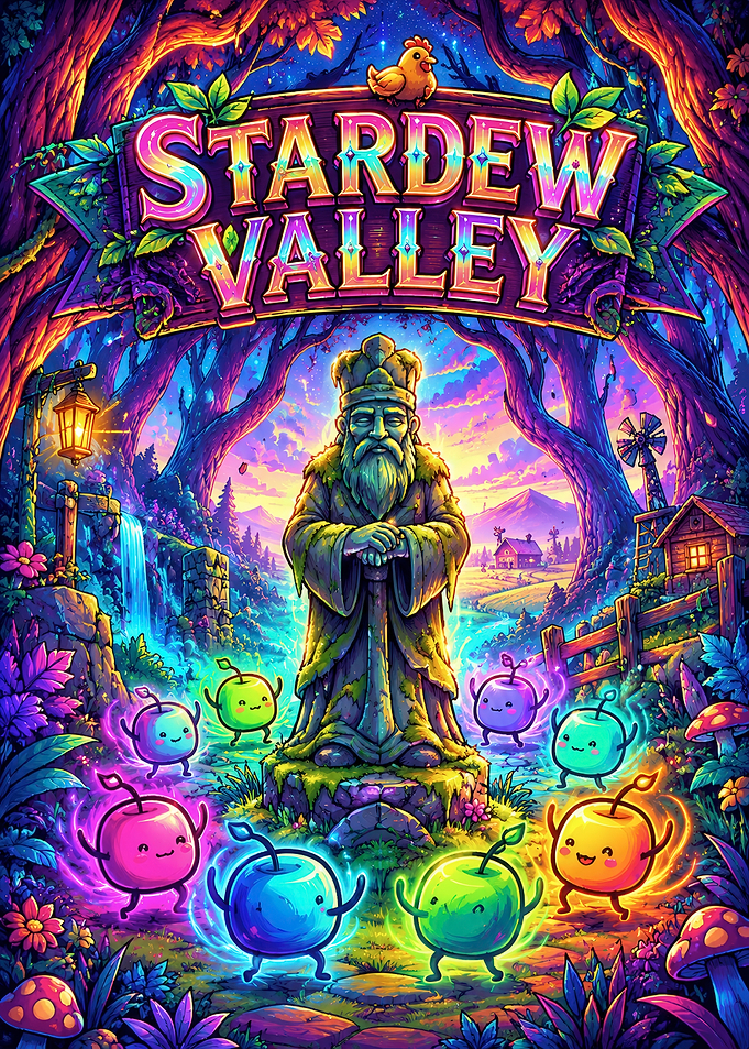 Stardew Valley Magical Forest Scene