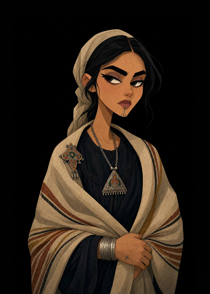 Portrait of a Traditional Amazigh Woman