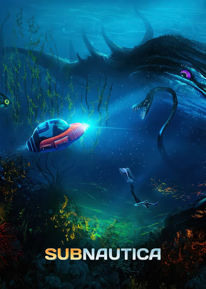 Subnautica Underwater Exploration Game Poster