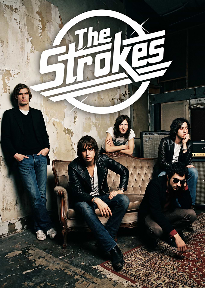 The Strokes Band Portrait Poster