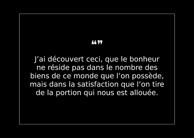 French Inspirational Quote Text Art
