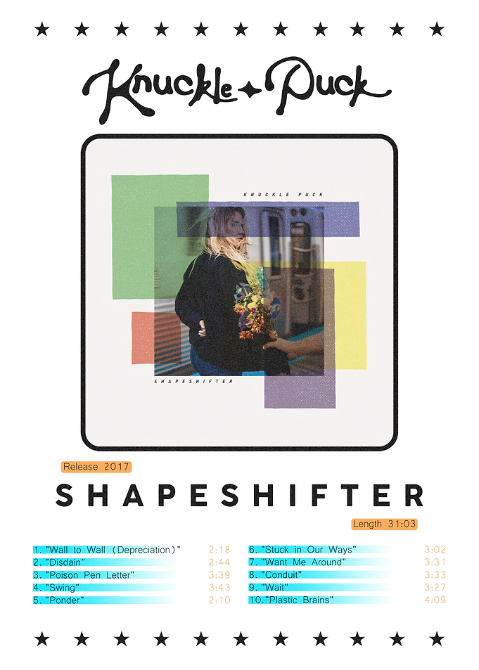 Knuckle Puck Shapeshifter Album Poster