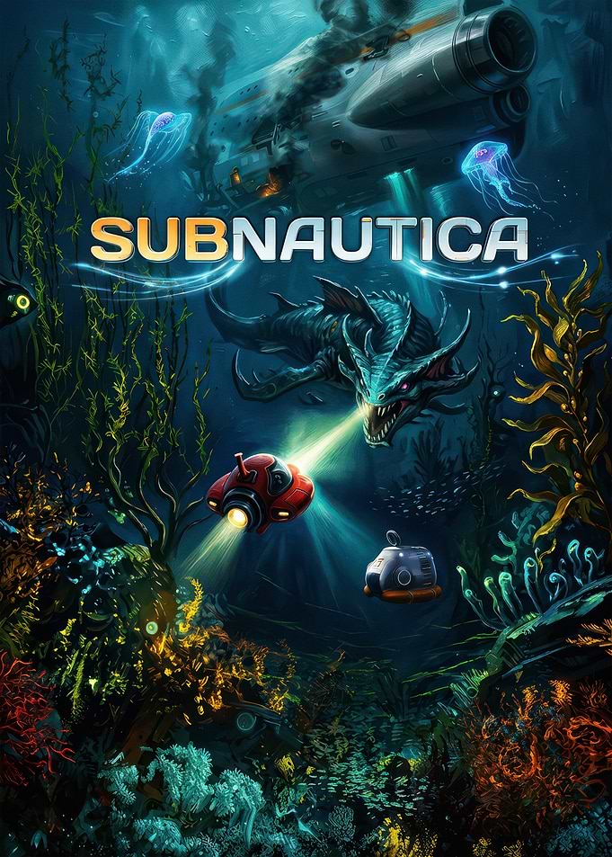 Subnautica Underwater Exploration Game Poster