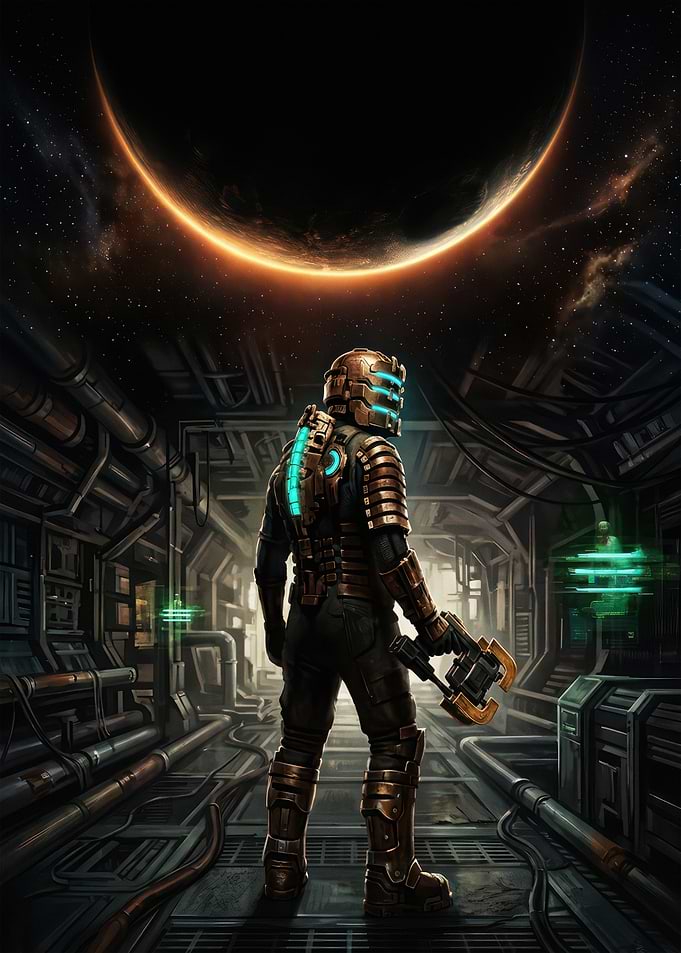 Isaac Clarke in Dead Space