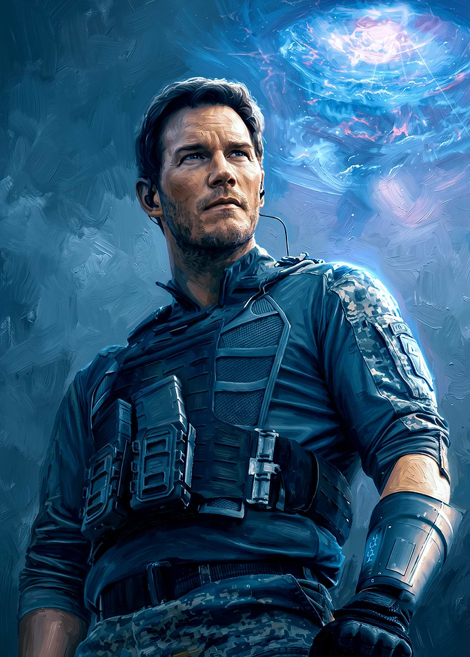 Chris Pratt as Sci-Fi Soldier