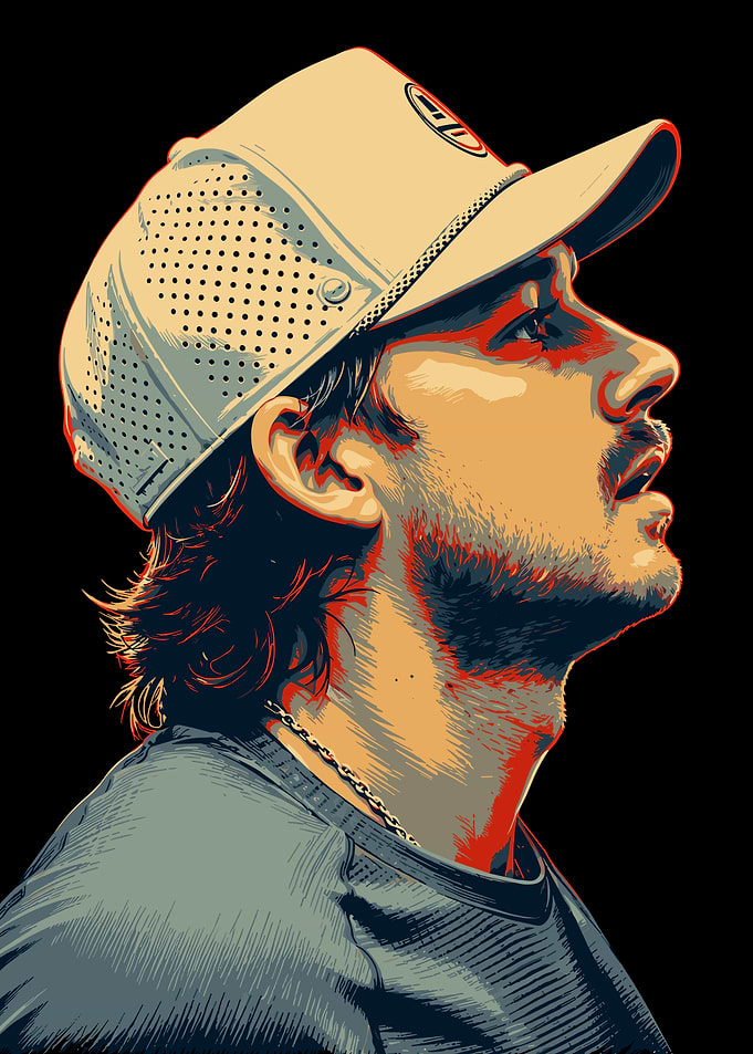 Stylized Portrait of a Morgan Wallen