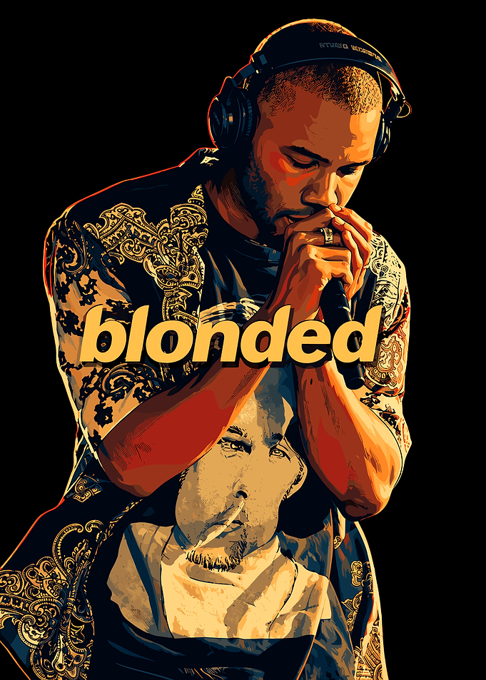 Frank Ocean Blonded Graphic Poster