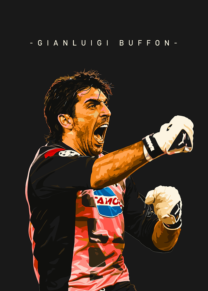 Gianluigi Buffon Soccer Goalkeeper Poster