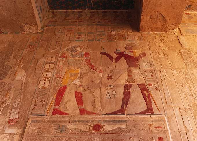 Egypt Ancient Temple Wall Relief