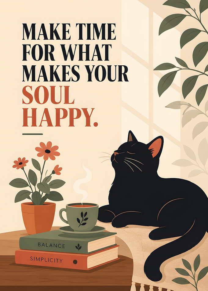 Make Time For Soul Happy Poster
