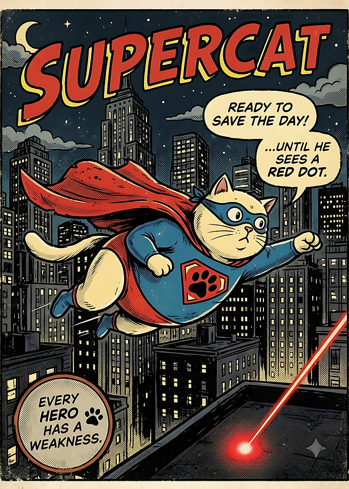Supercat Comic Book Cover Art