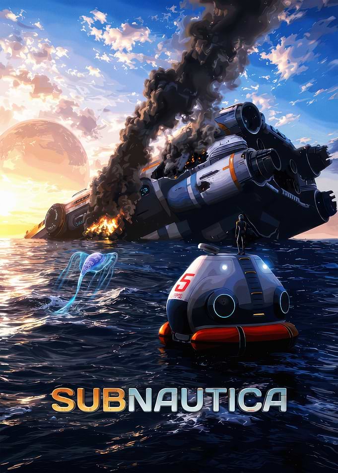 Subnautica Game Poster