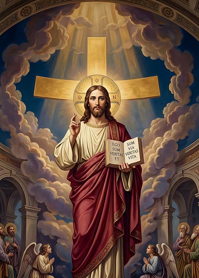 Jesus Christ with Open Book