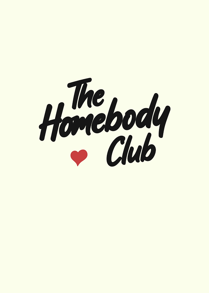 The Homebody Club Minimalist Typography