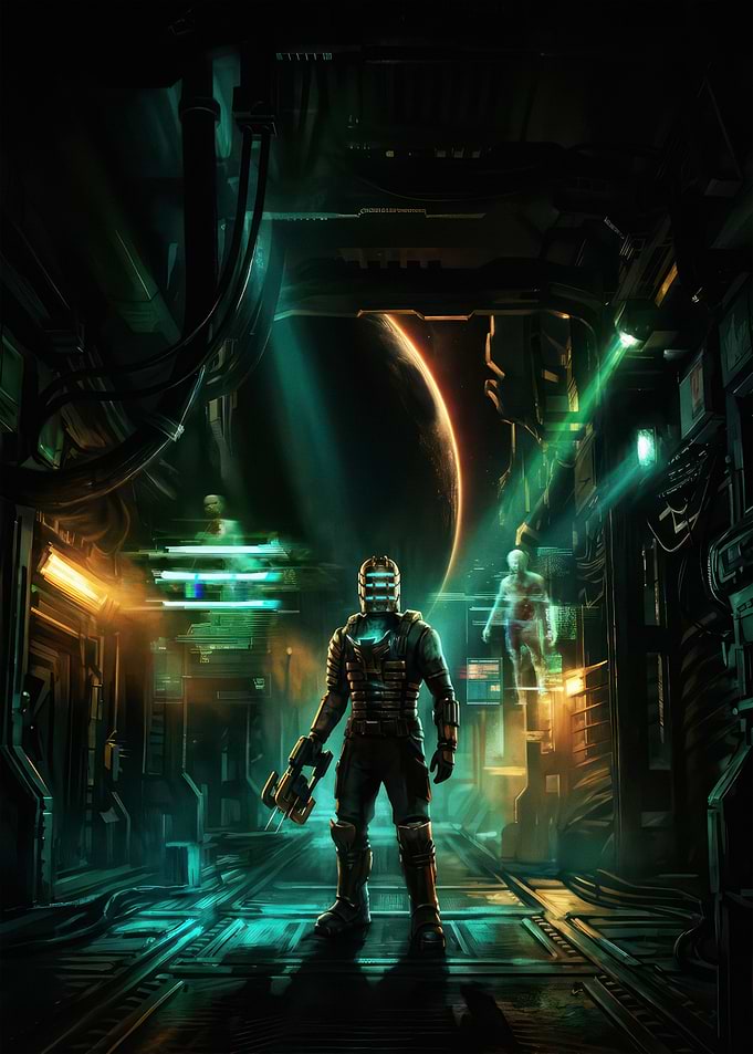 Isaac Clarke in Dead Space