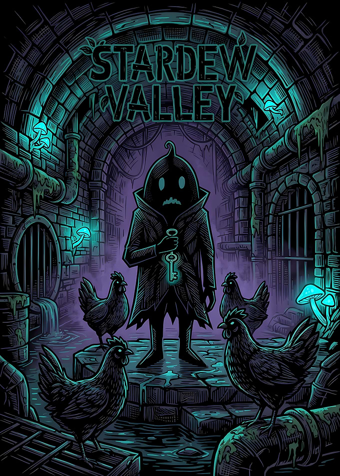 Stardew Valley Krobus in the Sewers