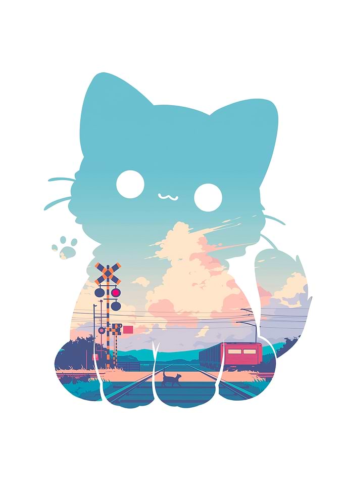 Cute Cat Anime Aesthetic