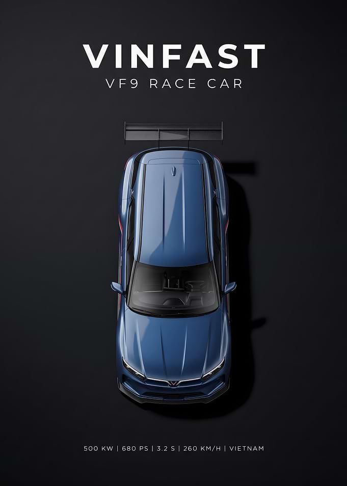VinFast VF9 Race Car Concept