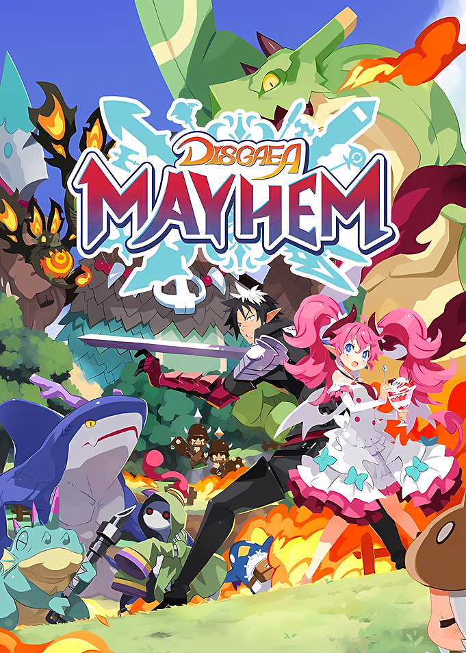 Disgaea Mayhem Anime Game Poster