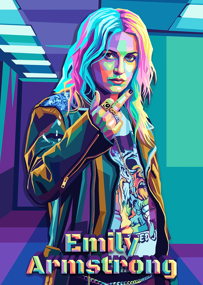 Emily Armstrong Pop Art Portrait