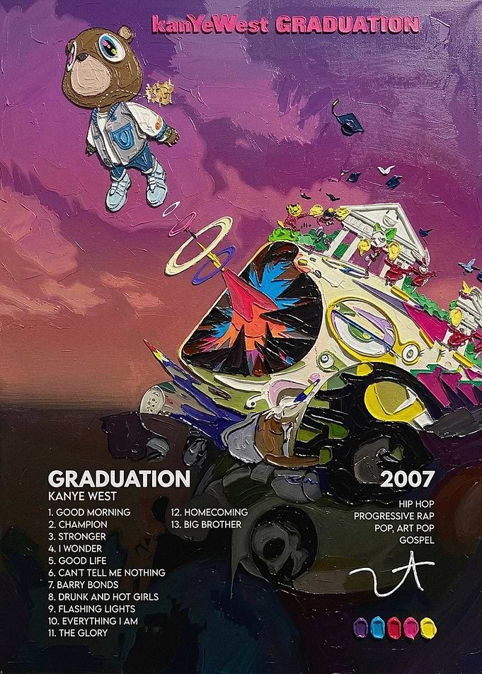 Kanye West Graduation Album Art Poster