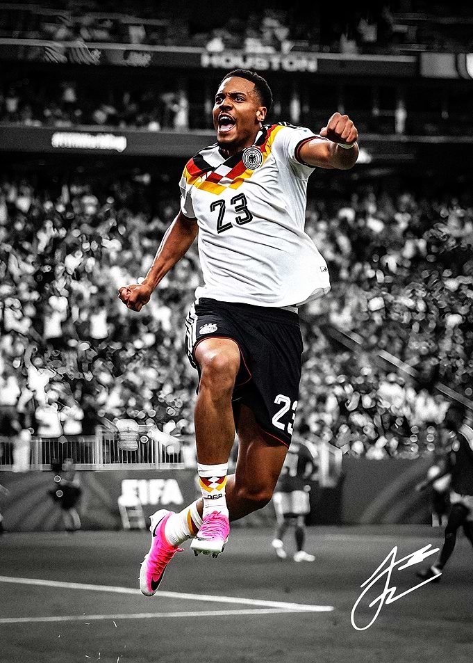Felix Nmecha Celebrating Goal