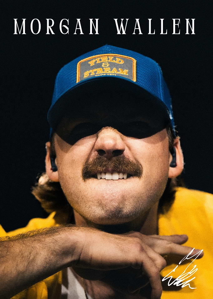 Morgan Wallen Portrait Poster