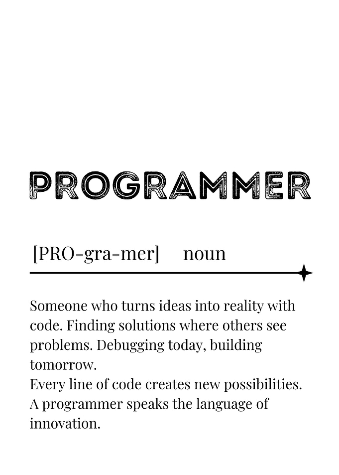 Programmer Definition