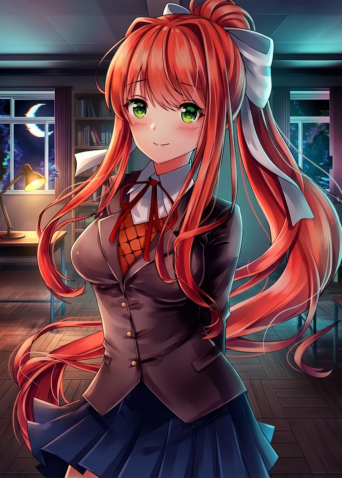Monika from Doki Doki Literature Club