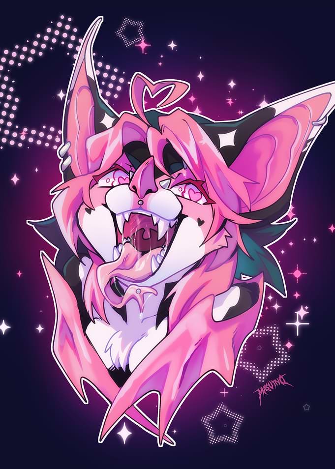 Pink punk bat