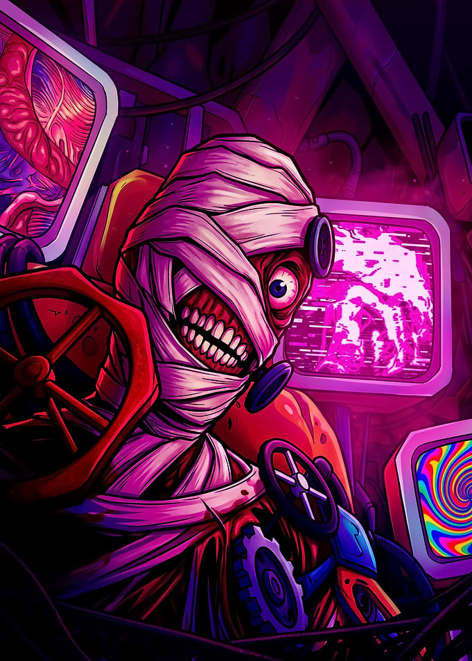Mummy Horror Digital Art