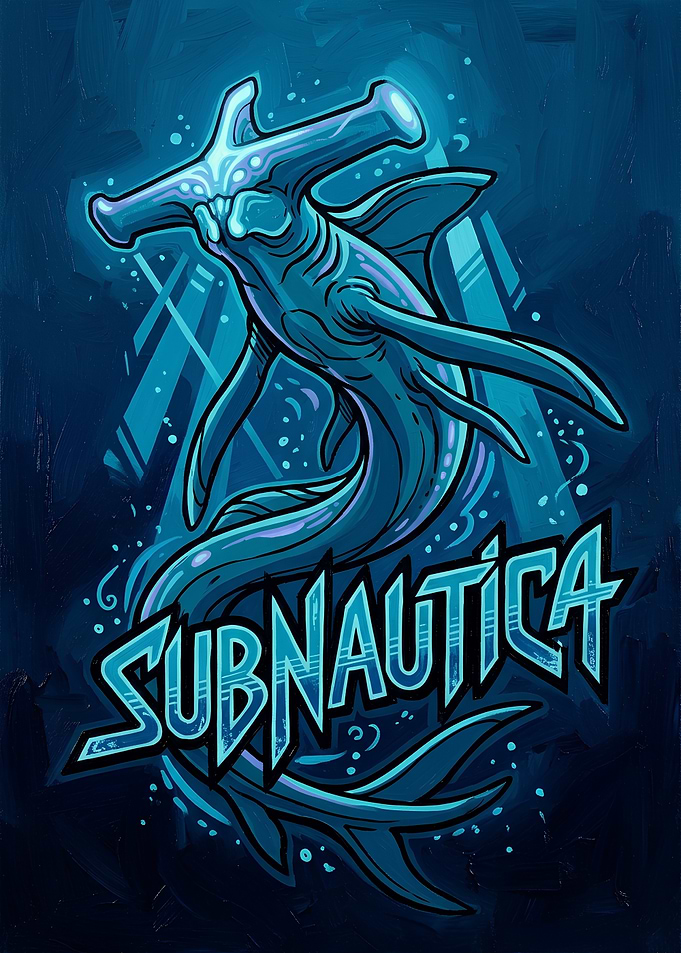 Subnautica Reaper Leviathan Illustration