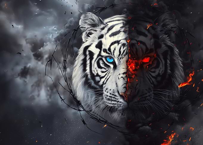 Duality of the White Tiger