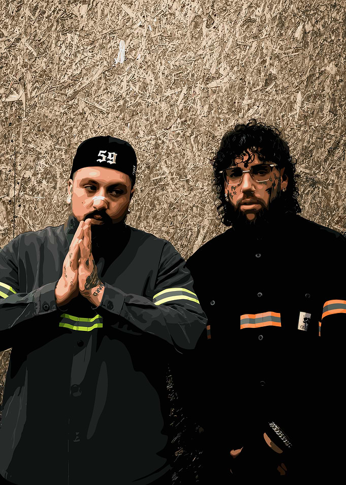 Portrait of $uicideboy$ Duo