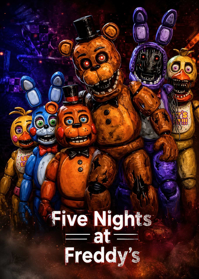 Five Nights at Freddy's Animatronic Poster