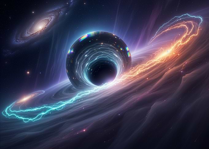 Cosmic Black Hole with Electric Rings