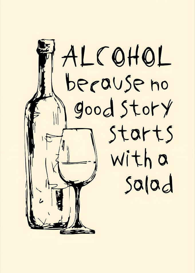 funny Alcohol Quote Wine