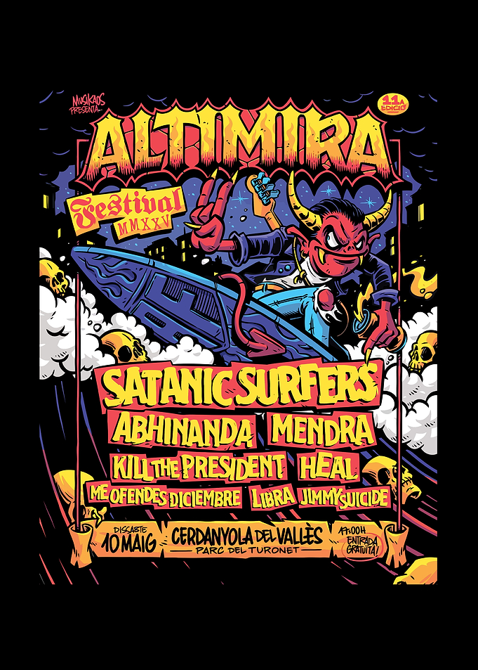 Altimira Festival 2025 Punk Rock Poster