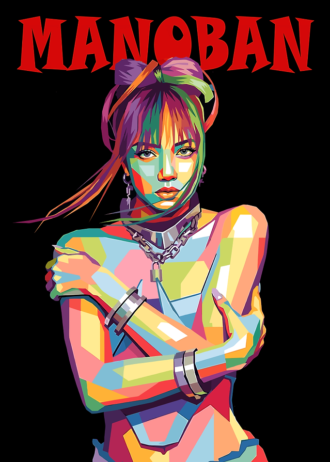 Lisa Manoban Pop Art Portrait