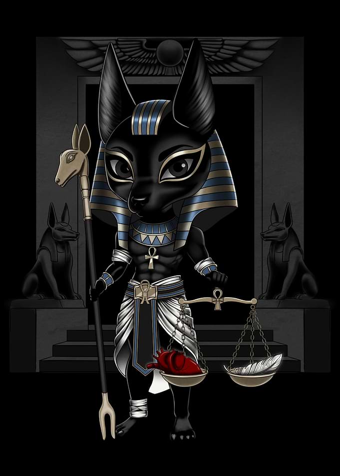 Ossi Cursed Dolls - Chibi Anubis Weighing the Heart