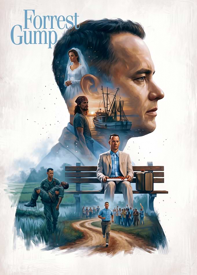 Forrest Gump Movie Poster Art