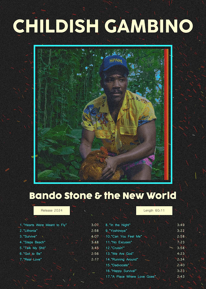 Childish Gambino Bando Stone Album Poster