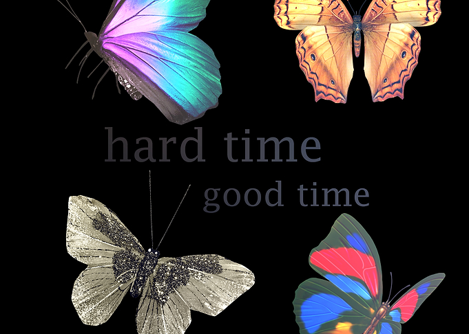 Butterfly Collage with Inspirational Text