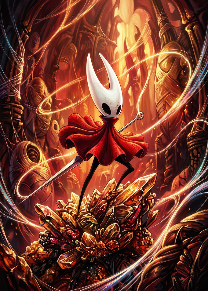 Hornet from Hollow Knight Digital Art