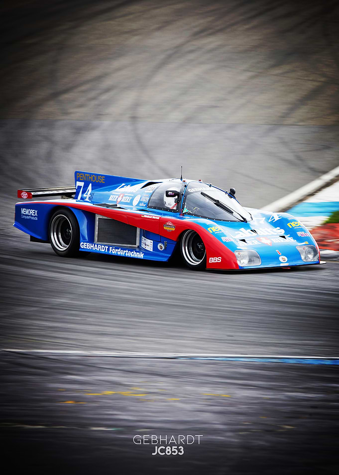 Gebhardt JC853 Racing Car on Track
