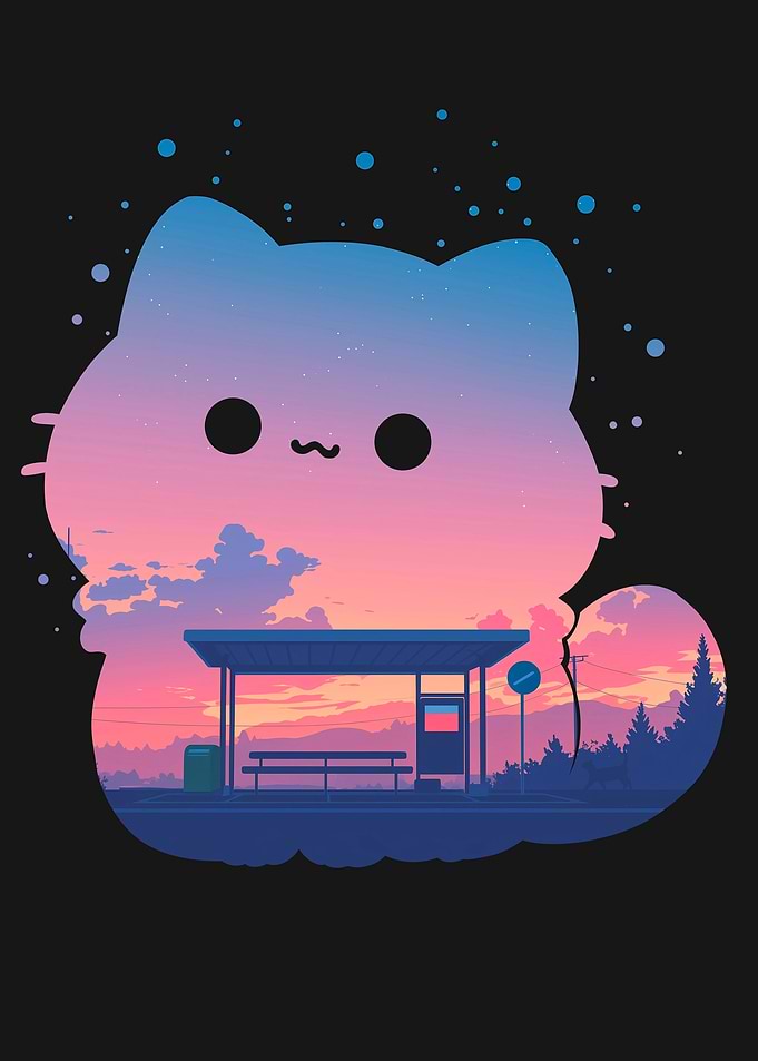 Anime Cats Japanese Aesthetic